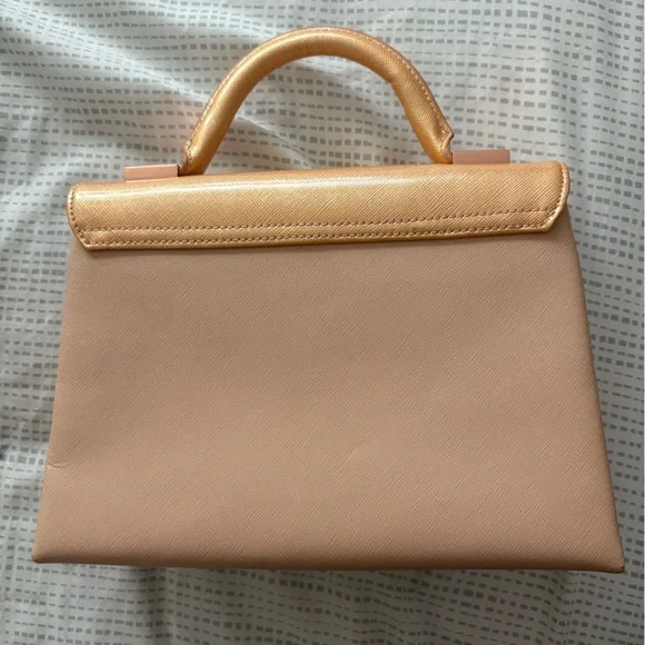 Ted Baker Gold and Blush Top-Handle Satchel - Picture 2 of 10